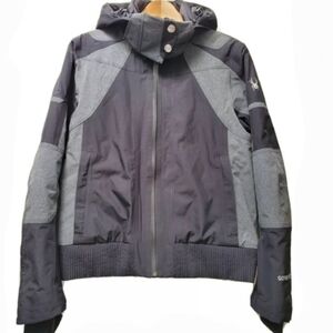 SPYDER Gortex 3M Thinsulate Waterproof Snowboard Jacket Black and Gray S…